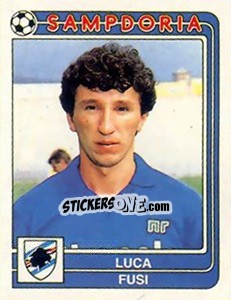 Cromo Luca Fusi - Calciatori 1986-1987 - Panini