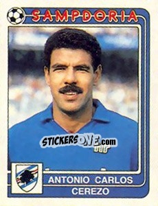 Figurina Antonio Carlos Cerezo - Calciatori 1986-1987 - Panini