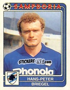 Sticker Hans-Peter Briegel - Calciatori 1986-1987 - Panini