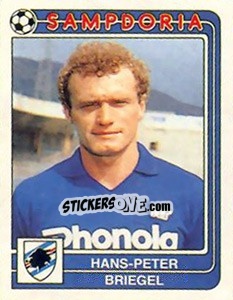 Sticker Hans-Peter Briegel - Calciatori 1986-1987 n. 249 - Panini