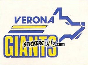 Sticker Scudetto All' Americana - Calciatori 1986-1987 - Panini