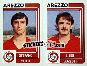 Figurina Stefano Butti / Luigi Gozzoli - Calciatori 1986-1987 - Panini
