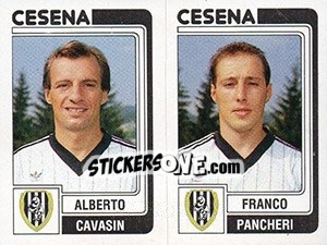Figurina Alberto Cavasin / Franco Pancheri - Calciatori 1986-1987 - Panini