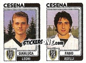 Figurina Gianluca Leoni / Fabio Aselli - Calciatori 1986-1987 - Panini