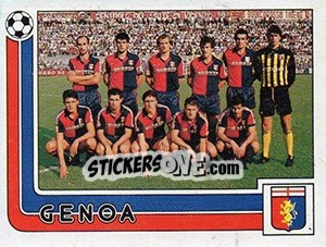 Figurina Squadra - Calciatori 1986-1987 - Panini