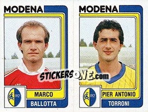 Sticker Marco Ballotta / Pier Antonio Torroni - Calciatori 1986-1987 n. 440 - Panini