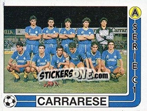 Sticker Squadra Carrarese