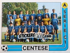 Figurina Squadra Centese - Calciatori 1986-1987 - Panini