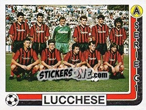 Sticker Squadra Lucchese - Calciatori 1986-1987 n. 509 - Panini