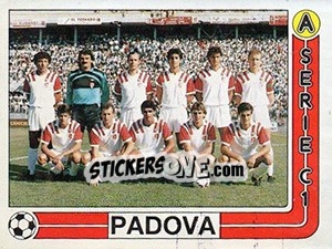 Sticker Squadra Padova