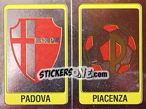 Cromo Scudetto Padova / Piacenza - Calciatori 1986-1987 - Panini