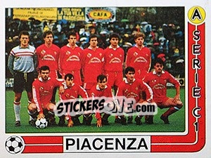 Sticker Squadra Piacenza - Calciatori 1986-1987 n. 515 - Panini