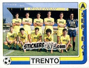 Cromo Squadra Trento - Calciatori 1986-1987 - Panini