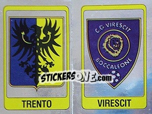 Figurina Scudetto Trento / Virescit