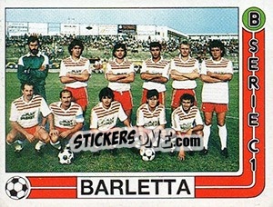 Figurina Squadra Barletta - Calciatori 1986-1987 - Panini