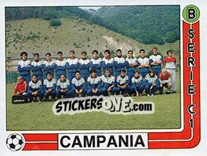 Figurina Squadra Campania - Calciatori 1986-1987 - Panini
