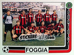 Figurina Squadra Foggia - Calciatori 1986-1987 - Panini