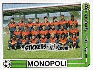 Figurina Squadra Monopoli - Calciatori 1986-1987 - Panini