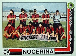 Figurina Squadra Nocerina - Calciatori 1986-1987 - Panini