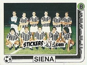 Cromo Squadra Siena - Calciatori 1986-1987 - Panini