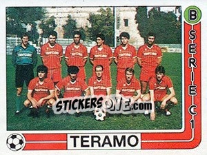 Sticker Squadra Teramo - Calciatori 1986-1987 n. 554 - Panini