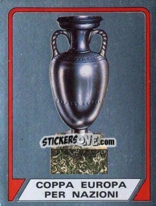 Figurina Coppa Europa Per Nazioni - Calciatori 1986-1987 - Panini