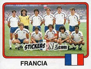 Sticker Squadra Francia - Calciatori 1986-1987 n. 556 - Panini