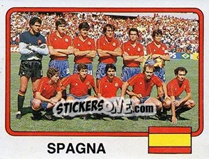 Figurina Squadra Spagna