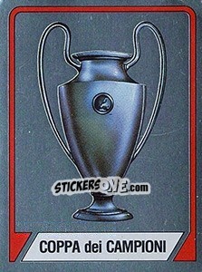 Sticker Coppa Dei Campioni