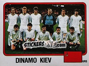 Figurina Squadra Dinamo Kiev - Calciatori 1986-1987 - Panini