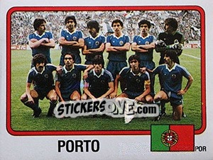 Figurina Squadra Porto - Calciatori 1986-1987 - Panini