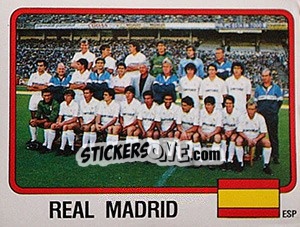 Sticker Squadra Real Madrid - Calciatori 1986-1987 - Panini