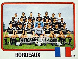 Sticker Squadra Bordeaux - Calciatori 1986-1987 n. 567 - Panini