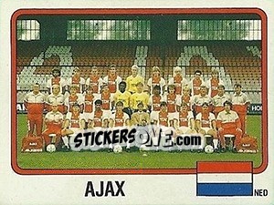 Figurina Squadra Ajax - Calciatori 1986-1987 - Panini