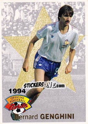 Figurina Bernard Genghini - U.N.F.P. Football Cards 1993-1994 - Panini
