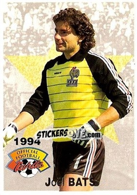 Sticker Joel Bats - U.N.F.P. Football Cards 1993-1994 n. 2 - Panini