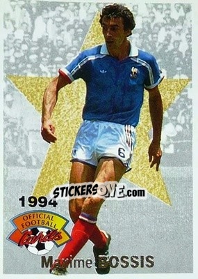 Sticker Maxime Bossis - U.N.F.P. Football Cards 1993-1994 n. 7 - Panini