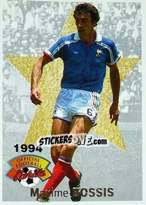 Sticker Maxime Bossis - U.N.F.P. Football Cards 1993-1994 - Panini