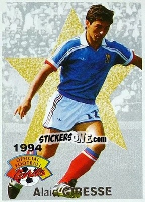 Sticker Alain Giresse - U.N.F.P. Football Cards 1993-1994 n. 10 - Panini