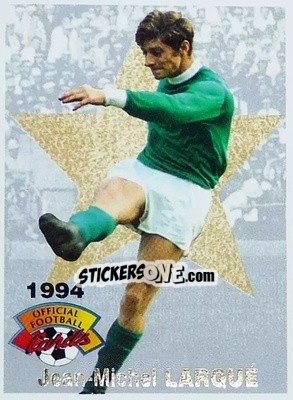 Sticker Jean-Michel Larque - U.N.F.P. Football Cards 1993-1994 n. 13 - Panini