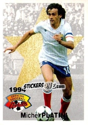 Sticker Michel Platini - U.N.F.P. Football Cards 1993-1994 - Panini