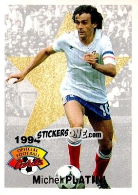 Sticker Michel Platini - U.N.F.P. Football Cards 1993-1994 n. 16 - Panini