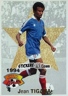 Sticker Jean Tigana - U.N.F.P. Football Cards 1993-1994 n. 20 - Panini