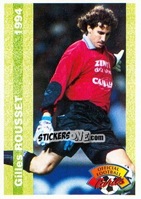 Figurina Gilles Rousset - U.N.F.P. Football Cards 1993-1994 - Panini