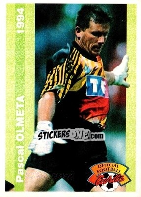 Sticker Pascal Olmeta - U.N.F.P. Football Cards 1993-1994 - Panini