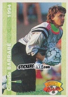 Sticker Claude Barrabe - U.N.F.P. Football Cards 1993-1994 n. 33 - Panini