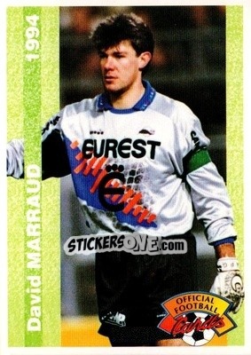 Sticker David Marraud - U.N.F.P. Football Cards 1993-1994 n. 34 - Panini