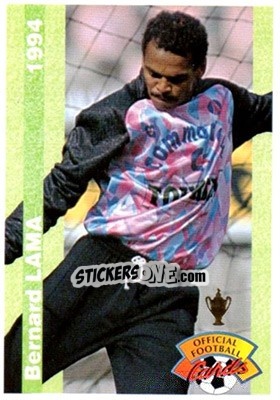 Sticker Bernard Lama - U.N.F.P. Football Cards 1993-1994 n. 37 - Panini