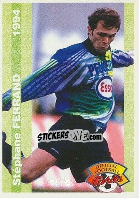 Sticker Stephane Ferrand - U.N.F.P. Football Cards 1993-1994 n. 38 - Panini