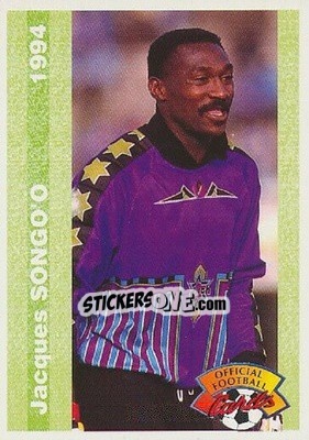 Figurina Jacques Songo'o - U.N.F.P. Football Cards 1993-1994 - Panini